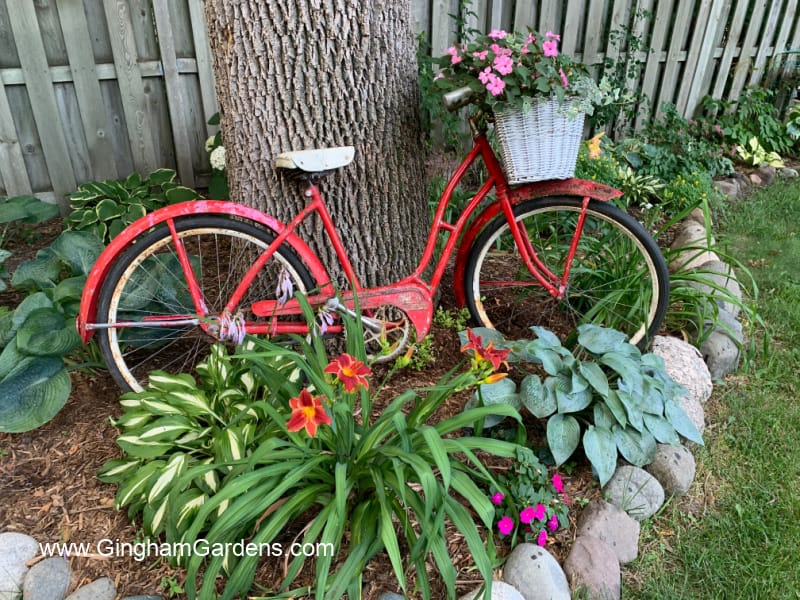 Vintage Bike in a Garden