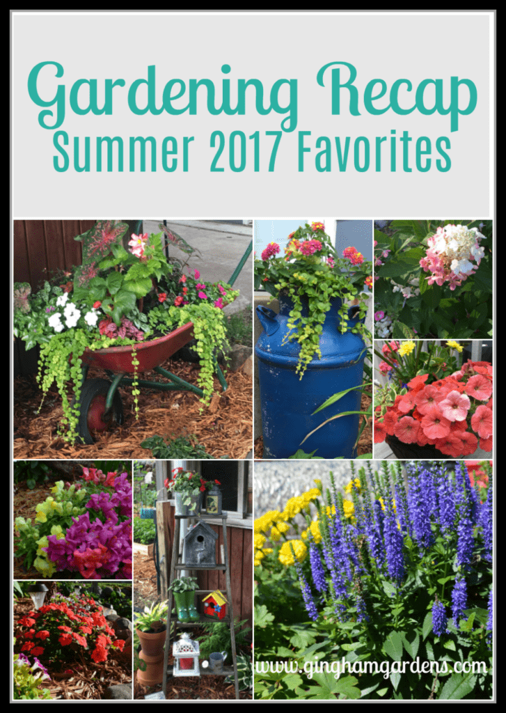 Favorite Flowers, Garden Decor and Vignettes at Gingham Gardens