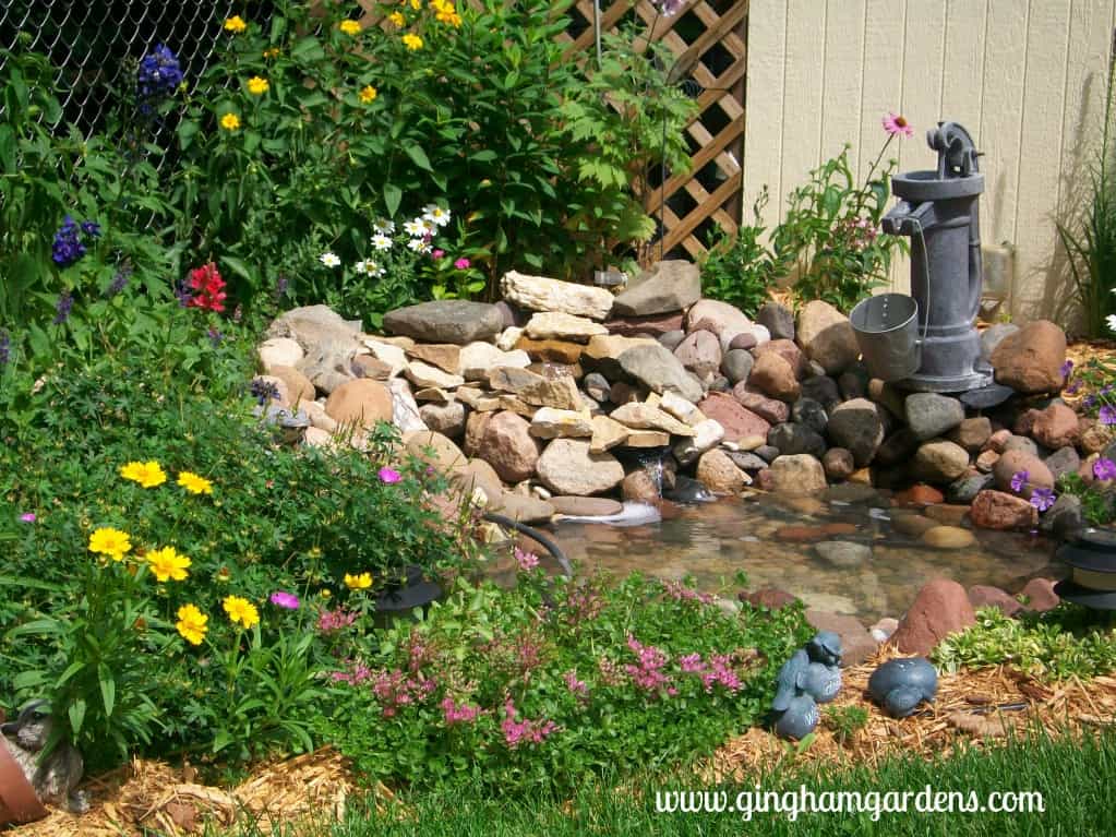 Minnesota Flower Gardens | Water Feature | Flower Gardening Ideas