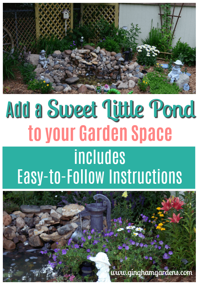 DIY Small Garden Pond
