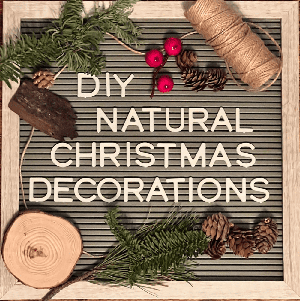 DIY Natural Christmas Decorations
