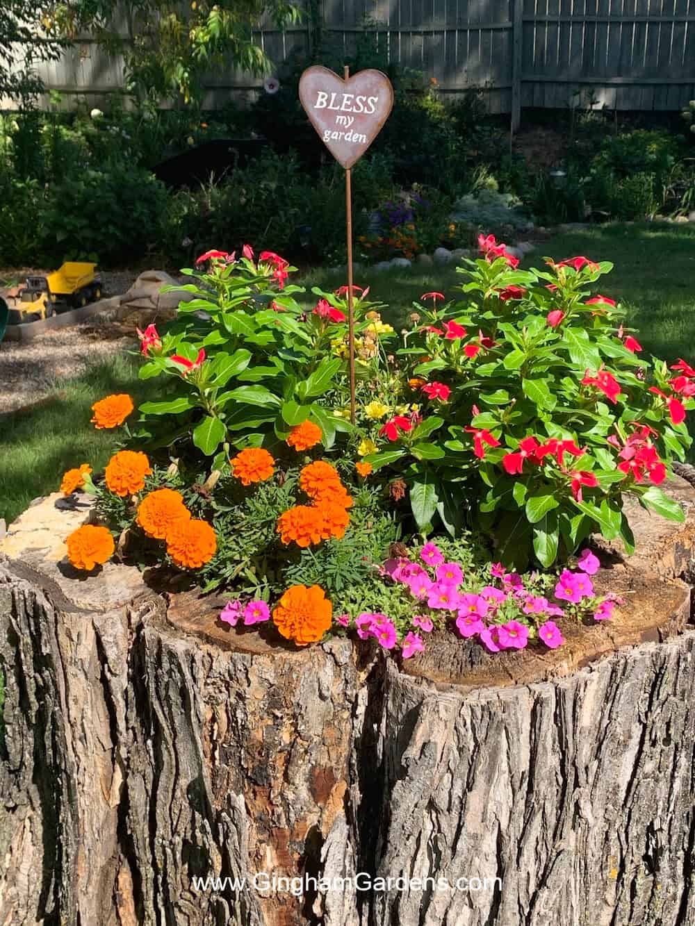 How to Make a Tree Stump Planter (Lots of Creative Ideas